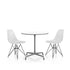 Cadeira Eames DSR em Plástico / Base Preta